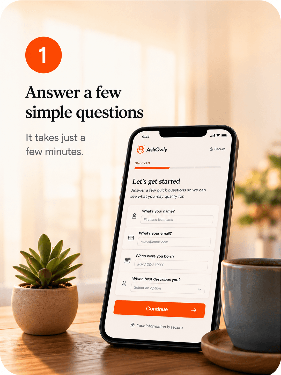 Answer a few simple questions